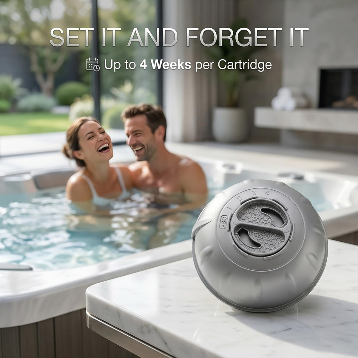 Easy snap-in installation for maintenance-free soaking
