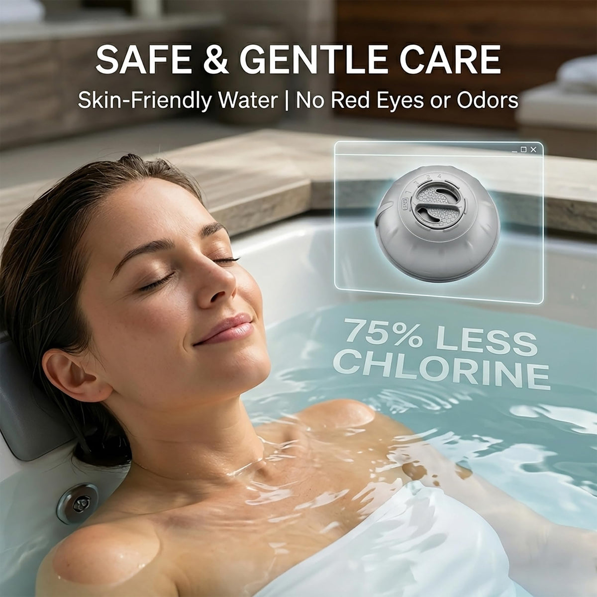 Soft water feel for skin and hair with Exquimac minerals