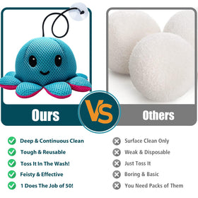 One absorber saves time by reducing scrub efforts between soaks.