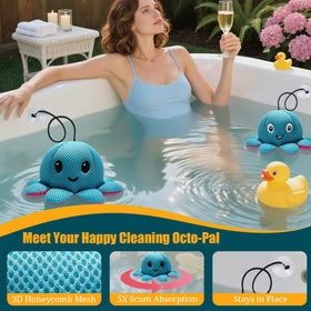 Exqusdy spa oil absorber octopus design in 2-pack