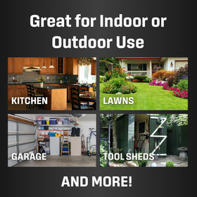 Outdoor-durable Exterminators Choice bait station withstands rain and cold conditions.