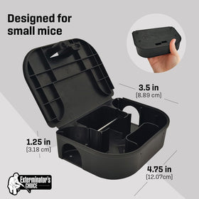 Pack of 12 Exterminators Choice stations for multi-zone outdoor or indoor use.
