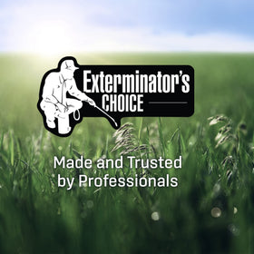 Exterminators Choice Frog Spray features a citrus scent for safe outdoor use.