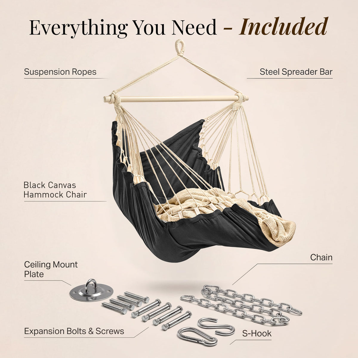 EXTIRIO hammock chair 440 lb capacity tested