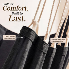 EXTIRIO hammock chair indoor reading nook setup