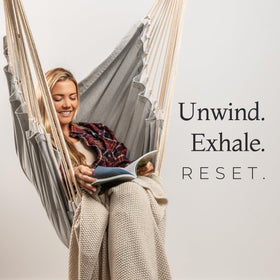 EXTIRIO hammock chair outdoor view invites sky-swept relaxation.