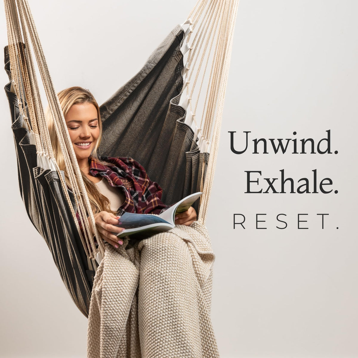 EXTIRIO hammock chair quick setup guide and hardware included