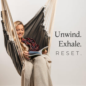 EXTIRIO hammock chair quick setup guide and hardware included