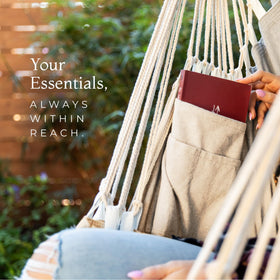 EXTIRIO lightweight, portable hammock chair easily moves with you.