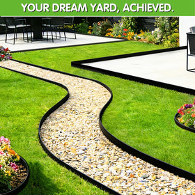 EXTRAEASY 40ft edging kit suits lawns, beds, and pathways.