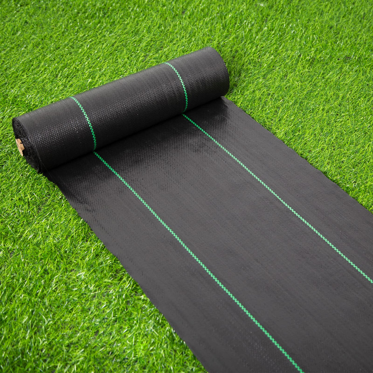 EXTRAEASY garden weed barrier roll 17in wide for precise bed layouts