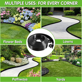 EXTRAEASY edging can be cut to length for custom layouts.