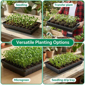 EXTYQWC easy-to-clean lightweight trays simplify daily gardening routines.