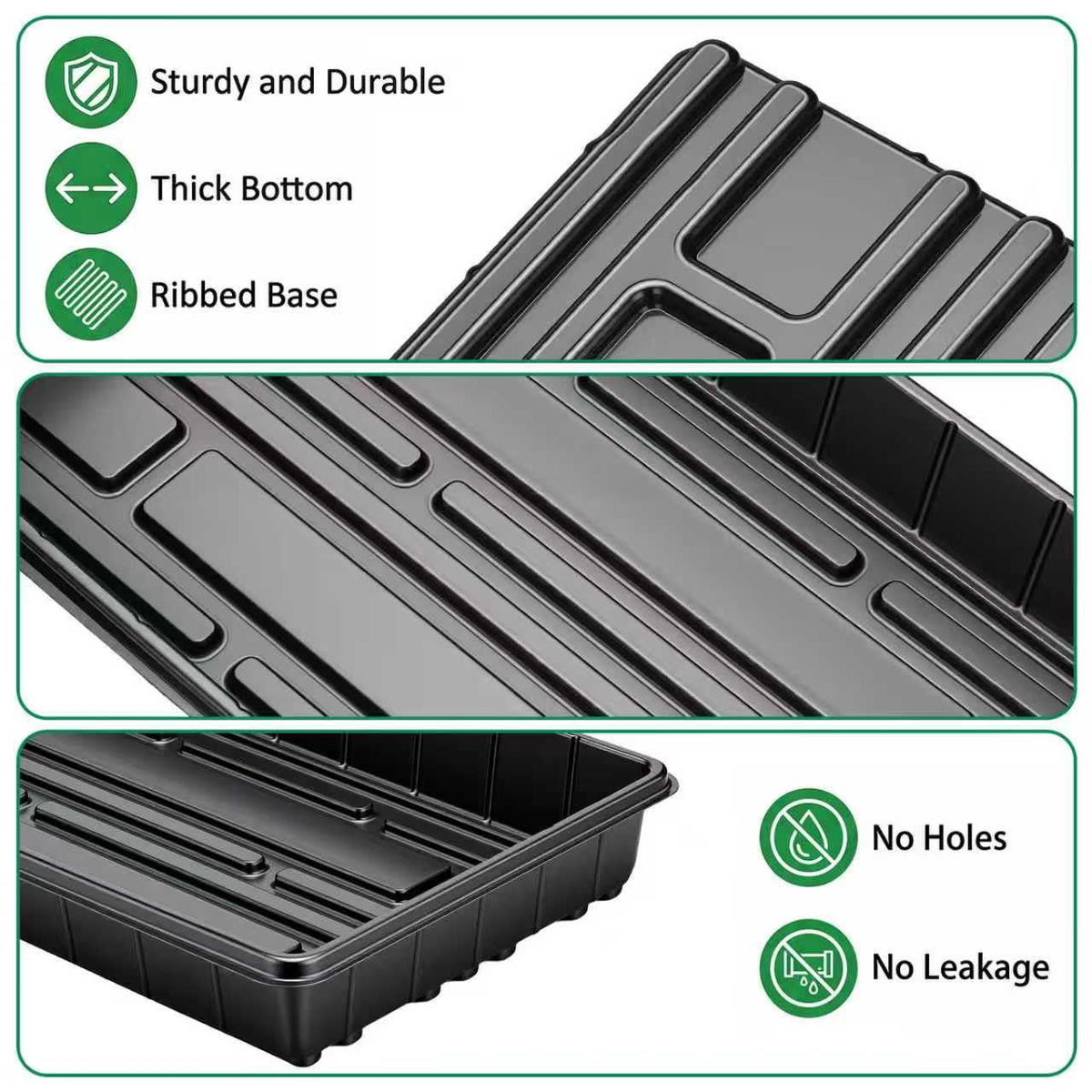 EXTYQWC seedling starter tray durable and reusable for plant propagation.