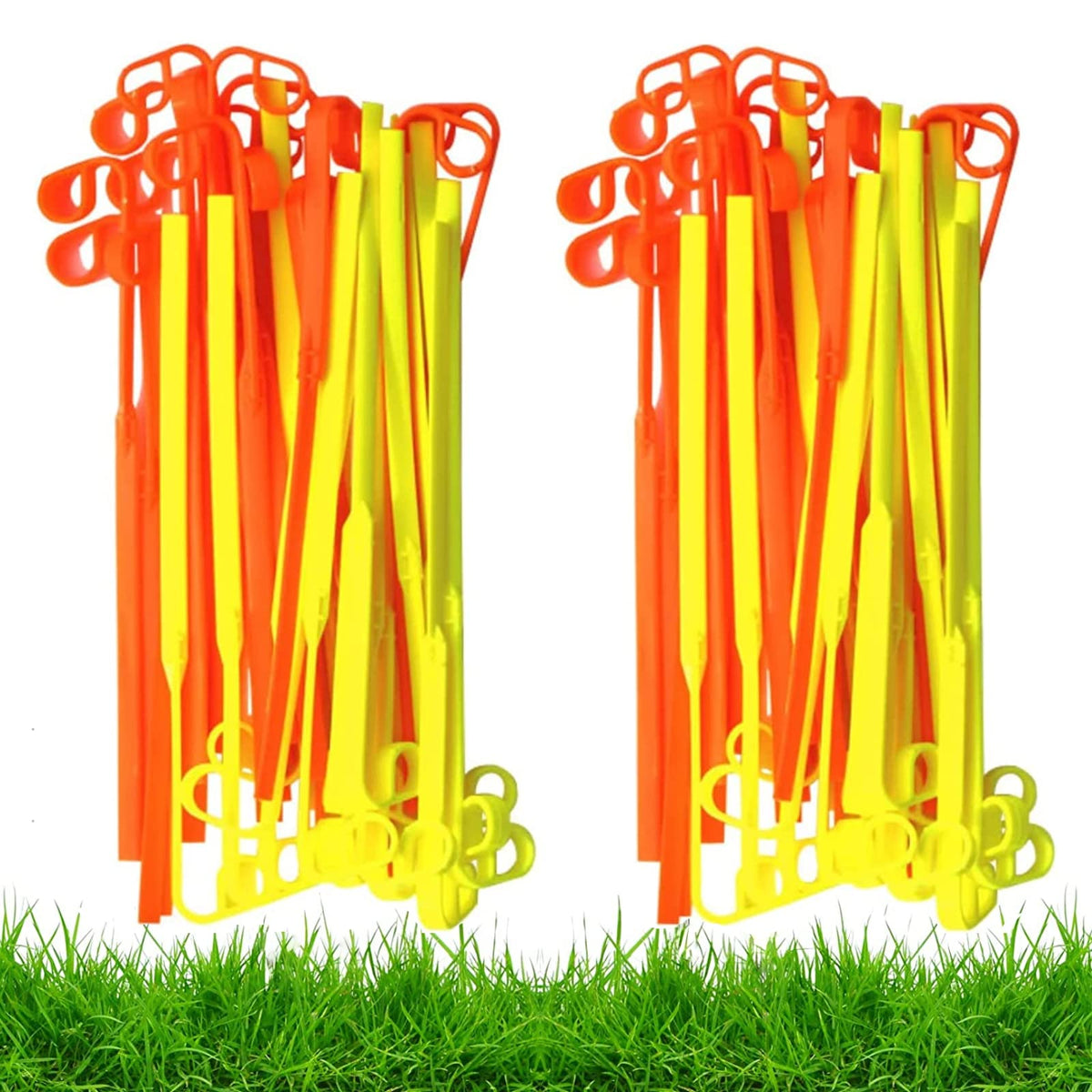 Eyoloty 48-pack blades for trimmer head showing universal compatibility and durability.