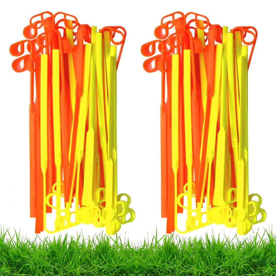 Eyoloty 48-pack blades for trimmer head showing universal compatibility and durability.