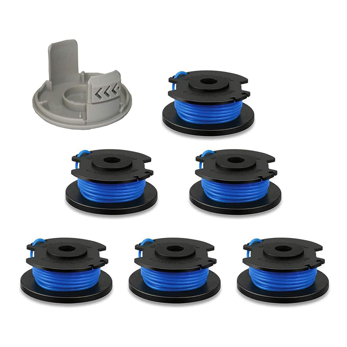 Eyoloty AC14RL3A spool pack ready for quick replacement on Ryobi trimmers.