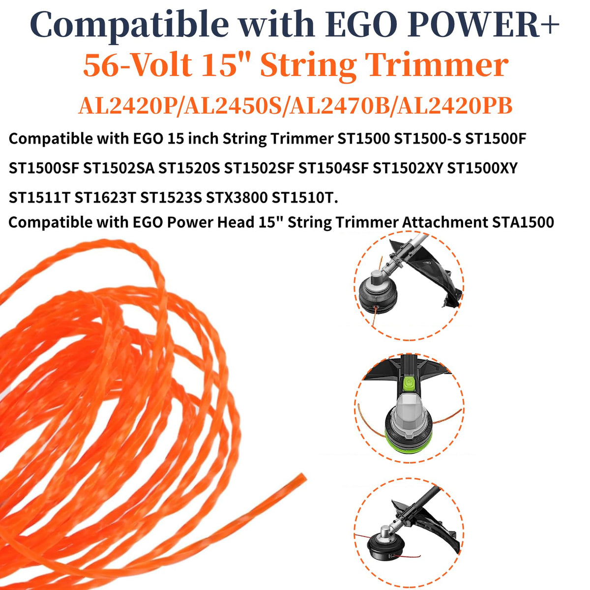Eyoloty AL2420P pre-cut line ready to install for fast loading.