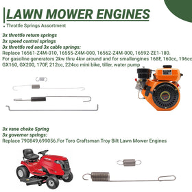 Eyoloty governor springs kit for Briggs & Stratton engines for idle stability