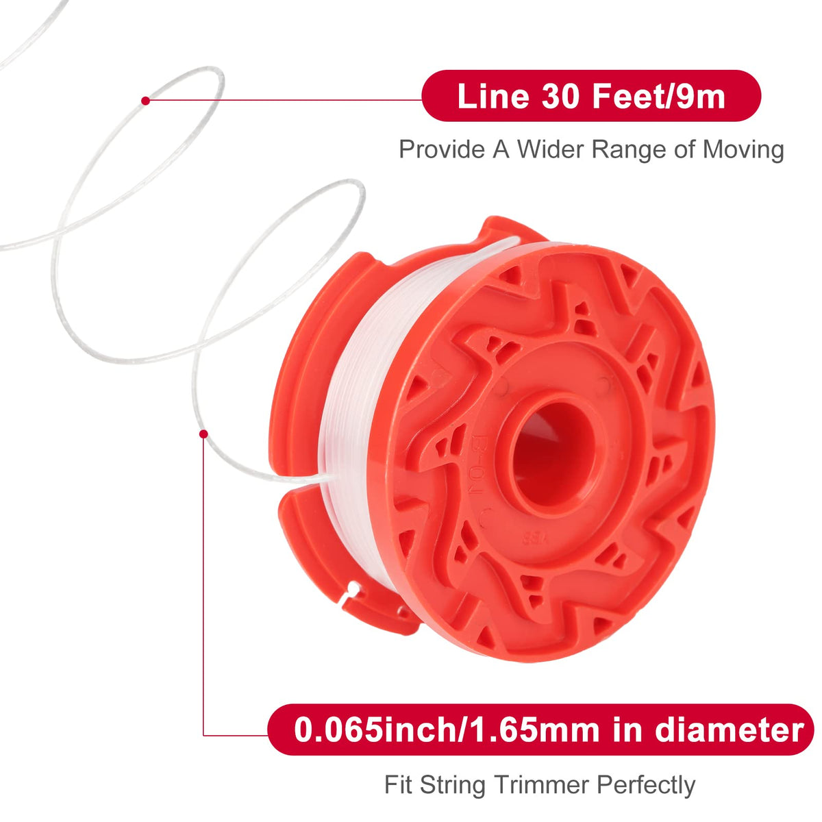 Eyoloty CMZST0653 spool featuring aerodynamic design for smoother cuts.