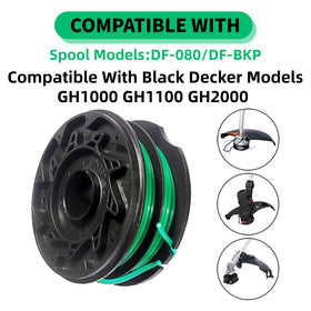 Eyoloty GH1100-compatible spool fits Black Decker trimmers for reliable yard upkeep.