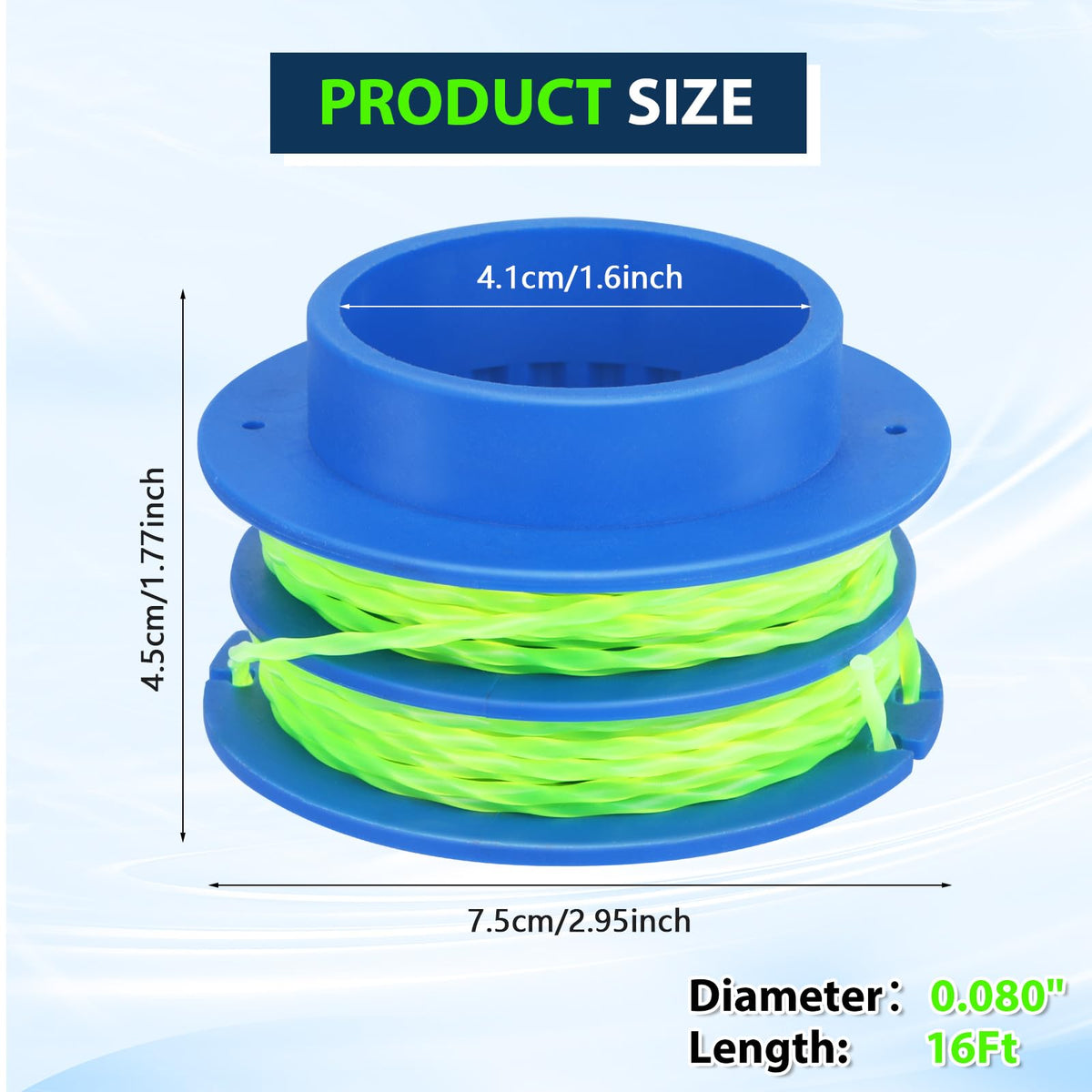 Kobalt 24V Max compatible Eyoloty spool shown for reliable trimming