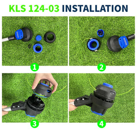 Easy-install Eyoloty spool design for fast maintenance on Kobalt trimmers