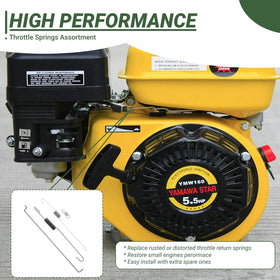 Eyoloty throttle cable springs set for precise linkage and response