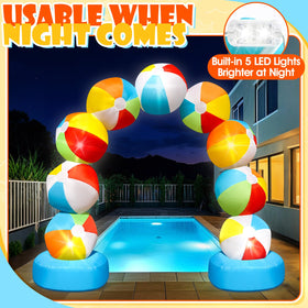 Eyourlife ground stakes secure the arch for windy outdoor settings.