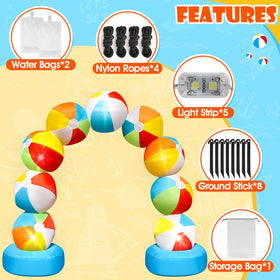 Eyourlife built-in blower inflates quickly for immediate display.