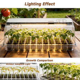 Eyriolya 3/9/12h timer helps maintain consistent photoperiods for seedling vigor.