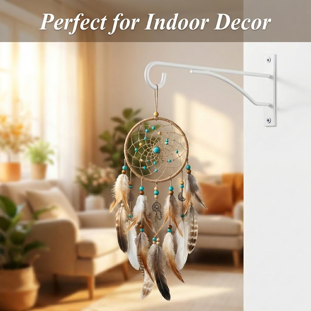 Eyrosa 8-inch plant hanger ideal for wind chimes and lanterns on patios.