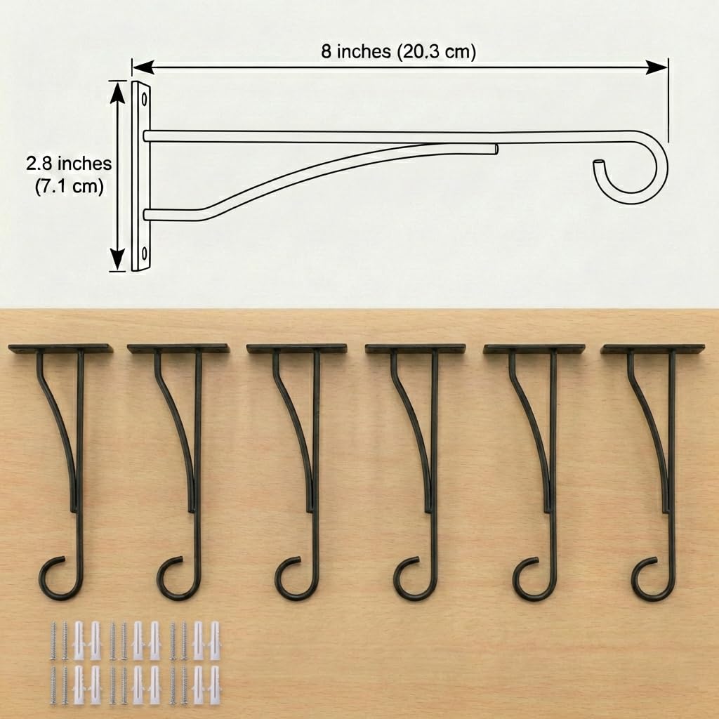 Eyrosa outdoor indoor hanger features durable metal construction for any setting.