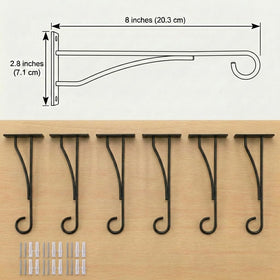 Eyrosa outdoor indoor hanger features durable metal construction for any setting.