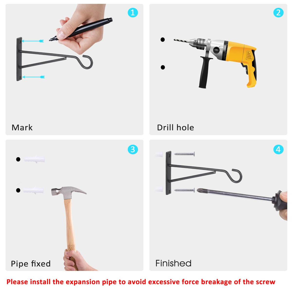 Eyrosa six-pack plant hangers for balanced outdoor decor.