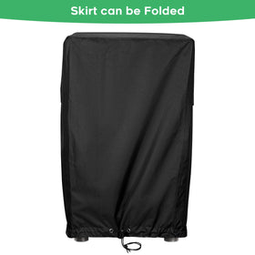 EZ-DONGTENG 30-inch smoker cover on East Oak, designed for a secure fit