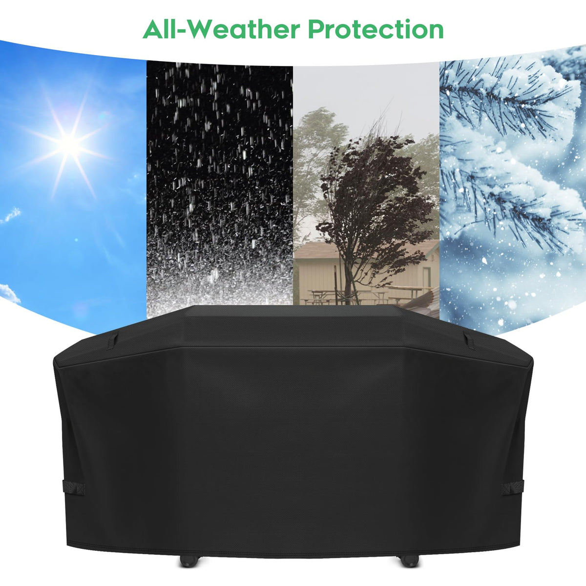 EZ-DONGTENG dimensions fit Weber Slate griddles for a snug outdoor cover.