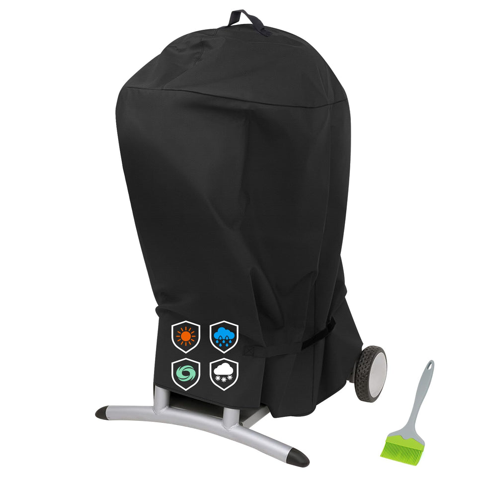 EZ-DONGTENG grill cover for Char-Broil Patio Bistro shields from rain and sun.