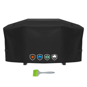 EZ-DONGTENG Weber Slate 30in grill cover front view protects against weather.