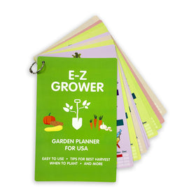 EZ Grower four-zone map guides region-based planting timing for beginners