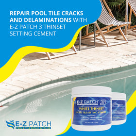 E-Z Patch 3 low-odor formula suits indoor pool renovations.