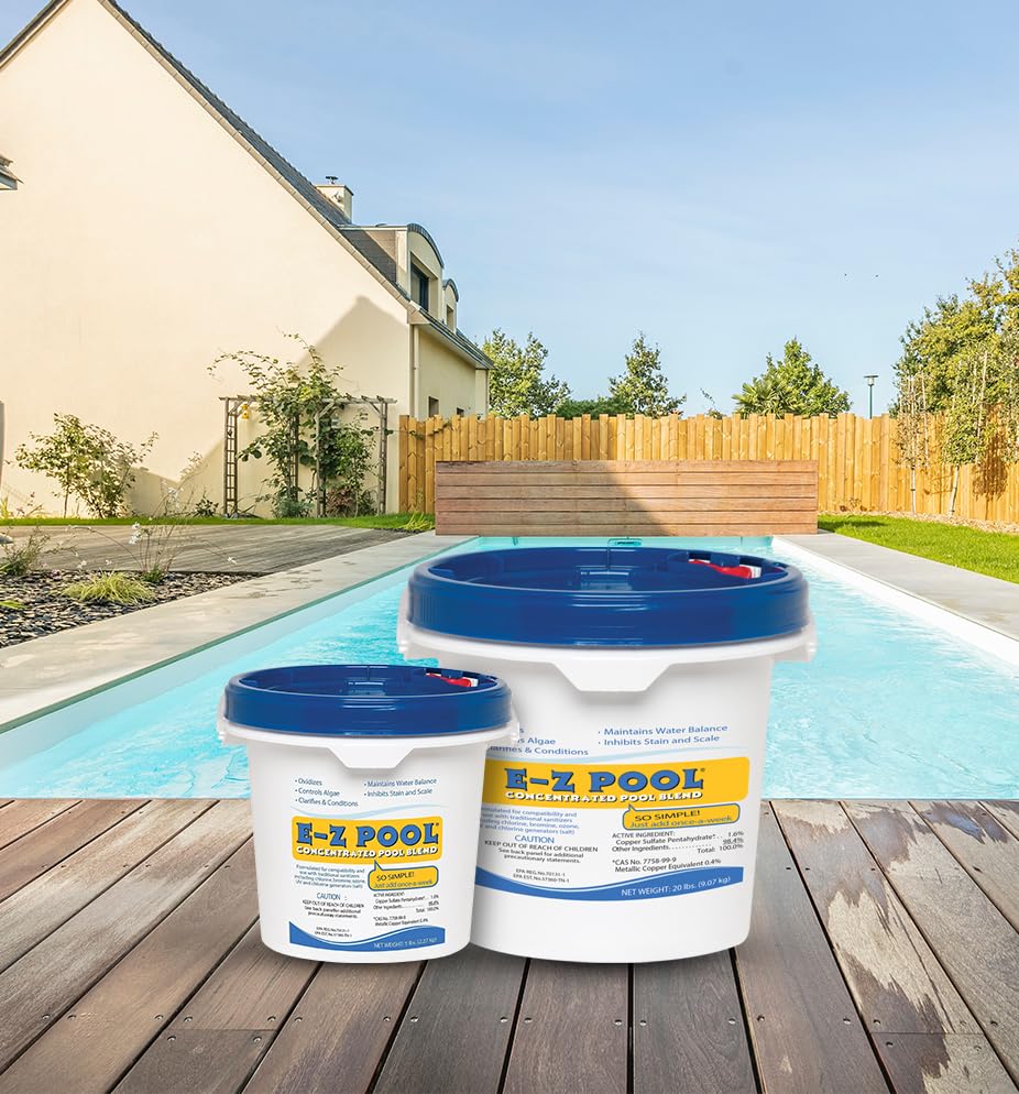 Softened water feel after EZ Pool treatment for swimmer comfort.
