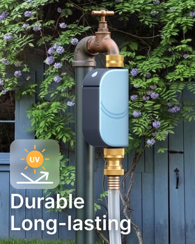 EZAIoT water timer flow meter display for precise watering