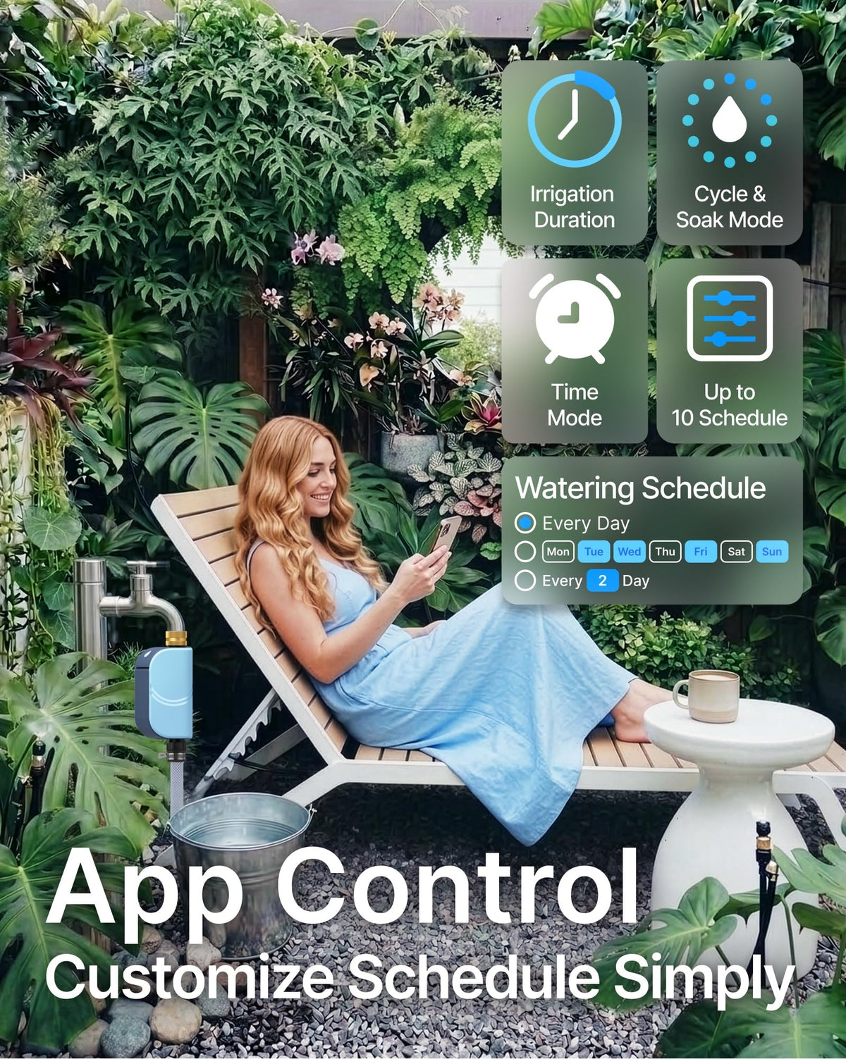 EZAIoT water timer app control lets you manage irrigation from your phone