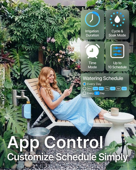 EZAIoT water timer app control lets you manage irrigation from your phone