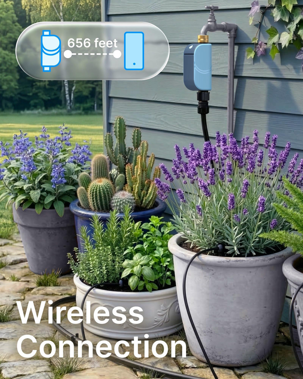 EZAIoT weather alerts interface showing rain delay and forecasts