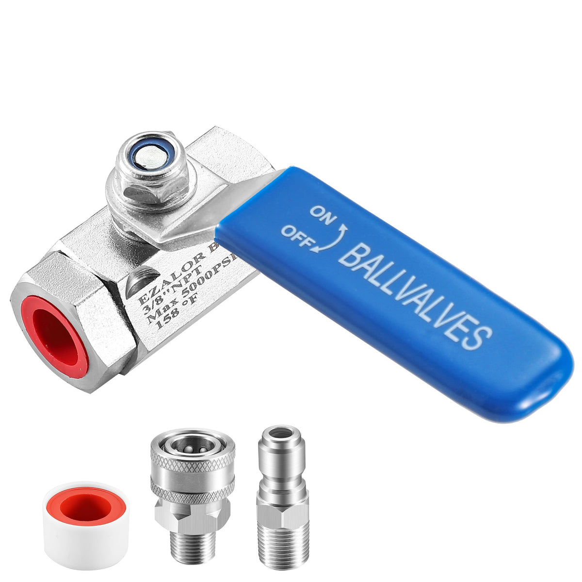 EZALOR 5,000 PSI rating supports strong performance with compatible equipment
