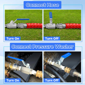 EZALOR extended-handle lever enables easier leverage during cleaning tasks
