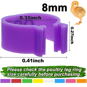 EZEELAI clip-on leg bands enable fast, tool-free installation for busy breeders.