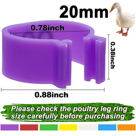 EZEELAI clip-on duck leg rings simplify installation and removal